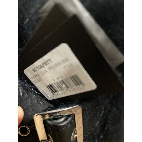 MAJE GAFETY FUR‎ PARKA SIZE MEDIUM New with Tags - Picture 14 of 14